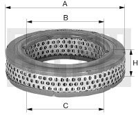 Mann Filter mężczyzna + Hummel c1415 filtr powietrza C 1415