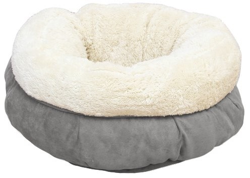 AFP Kot All For Paws łóżko z jagnięcej skóry Donut, szary