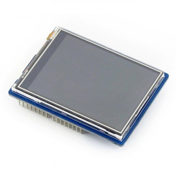 Wyświetlacz dotykowy LCD TFT 2.8'' 320x240px SPI z czytnikiem microSD  - Shield dla Arduino WSR-04464