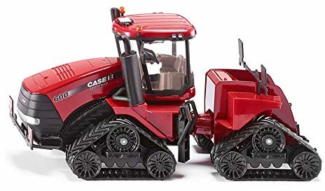 Siku 3275, Case IH Quadtrac 600 traktor do holowania gąsienic, 1:32, metal/tworzywo sztuczne, czerwony, funkcjonalny przegub zginany i sprzęgło z tyłu