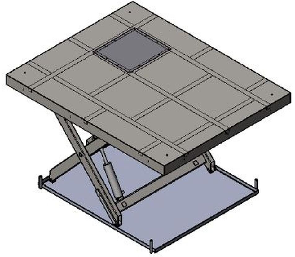 018 Podnośnik podest nożycowy udźwig 2000 kg wymiary platformy 2600x1300mm wysokość podnoszenia min/max 300-1900 mm moc 2,3kW) 01876407 76407-uniw