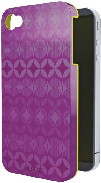 LEITZ Etui RETRO CHIC do iPHONE 4/4S fioletowo-żółte A0536 NB-2807