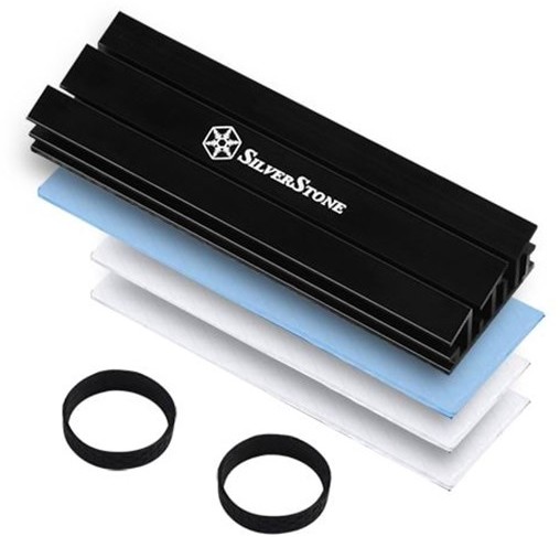 SilverStone SilverStone TP02-M2 M.2 Passive Cooler Black SST-TP02-M2