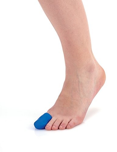 Sidas dwukomorowy wkład askingltoeca17 kapturek pierścionek na palec u unisex, uni, askingltoeca17, niebieski ASKINGLTOECA17_Bleu_Taille 42-46