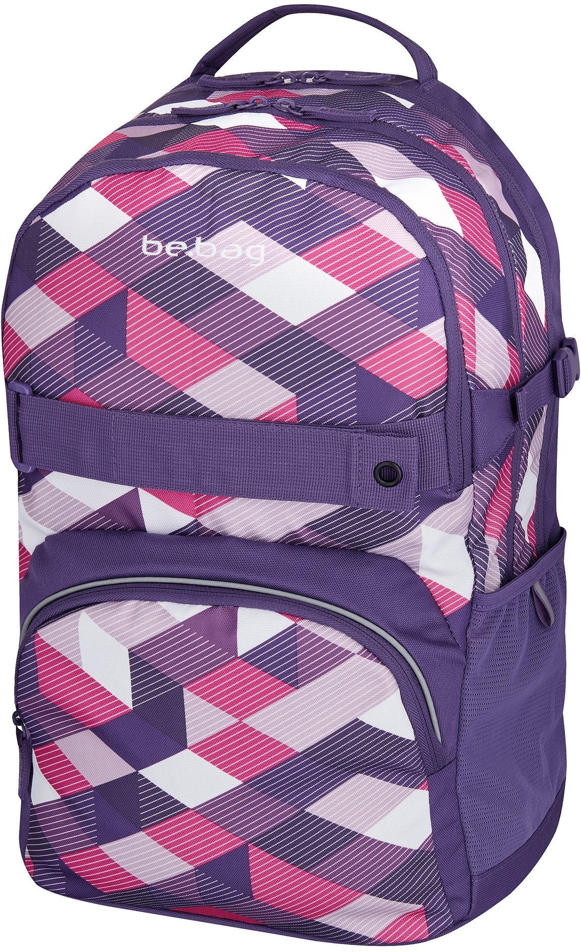 Herlitz Plecak BE.BAG Cube - Purple Checked 11410339