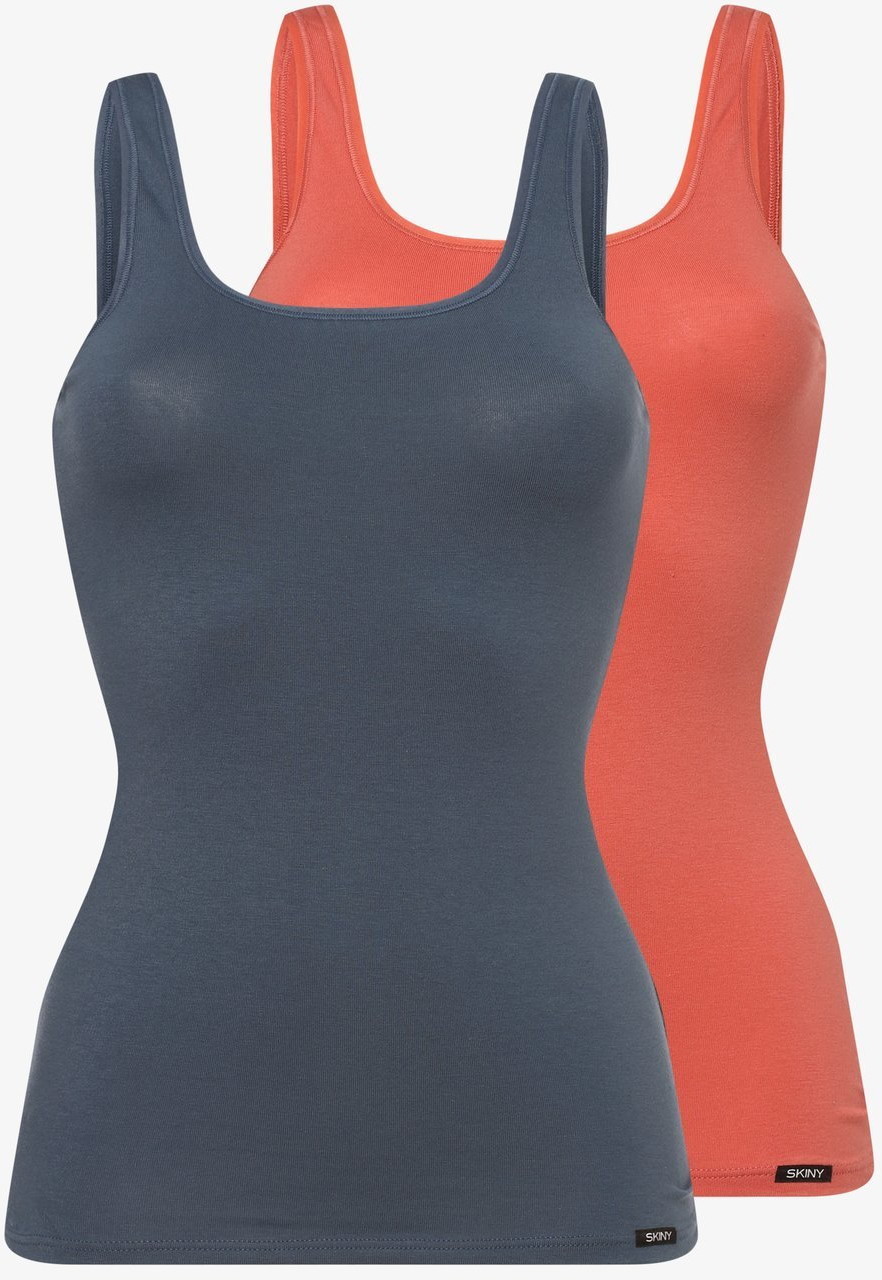 Skiny Top damski w zestawie 2 szt., niebieski