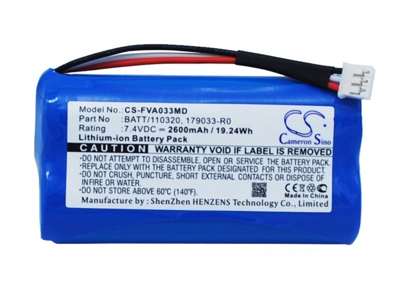 Cameron Sino Fresenius Infusionspump Volumat Agilia 179033-R0 2600mAh 19.24Wh Li-Ion 7.4V Cameron Sino)