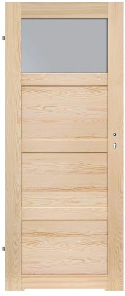 Drzwi z podcięciem Connemara 80 lewe sosna bezsęczna IND19_BA0101C