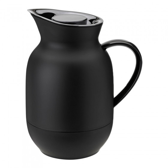 Stelton Dzbanek próżniowy Amphora Soft Black, 1 l Amphora vacuum jug - tea, 1 l. - soft black