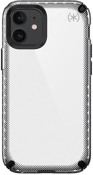 Speck Presidio2 Armor Cloud - Etui na iPhone 12 Mini z powłoką MICROBAN (Clear/Black) 138473-9254