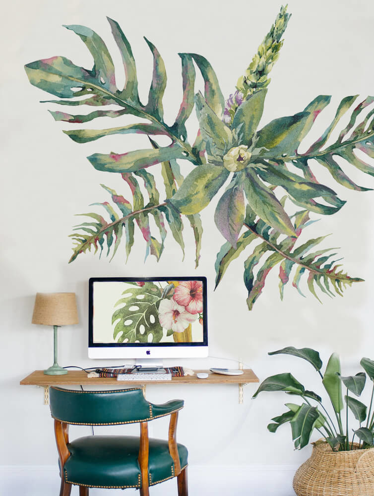 Coloray.pl Naklejki na ścianę Hawaje BubbleFree