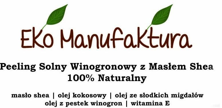 Eko manufaktura Peeling Solny Winogronowy 200ml Eko000069