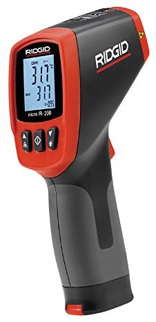 Ridgid ridgid 36798 dla majsterkowiczów IR-200 VF (V) Micro termometr na podczerwień  czerwony 36798