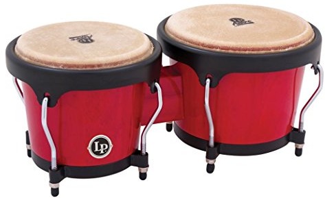 Latin Percussion LP810506 Aspire Wood Bongos - czerwone drewno LP810506