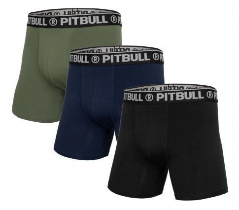 Pit Bull sklep BOKSERKI PIT BULL 3PACK PB OLIVE/D.NAVY/BLACK