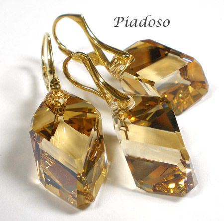 Arande PROMOCJA SWAROVSKI komplet Golden ZŁOTE SREBRO 2073203151