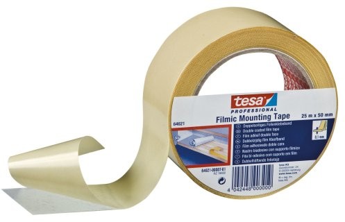 TESA taśmy klejącej folie, dwustronne, 50 MM X 25 m 64621-00007-01
