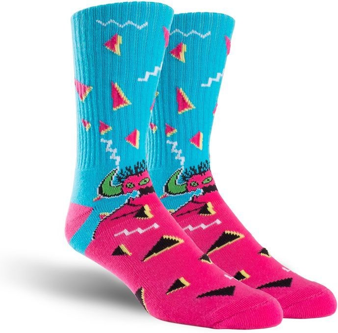 TOY MACHINE skarpety męskie TOY MACHINE 80s MONSTER CREW SOCKS Multi