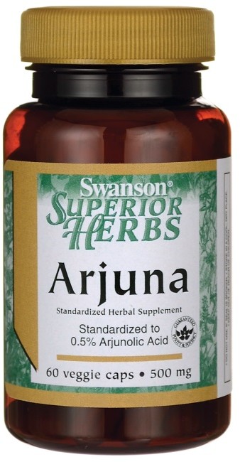 SWANSON Arjuna extract 500mg 60kaps - suplement diety
