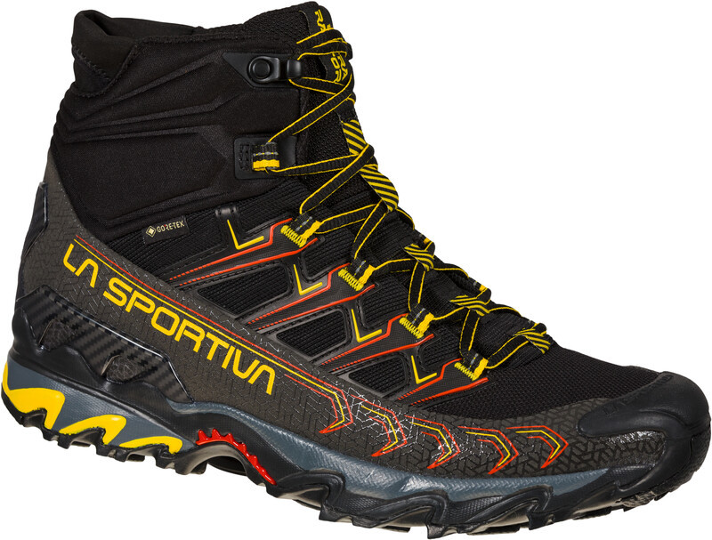 La Sportiva Ultra Raptor II Mid GTX Shoes Men, czarny/żółty EU 44,5 2021 Trapery turystyczne 34B999100-44.5