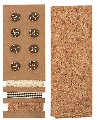 Glorex GmbH glorex zestaw z korka, naturalny, 24 x 17.5 x 1 cm 6 8619 641