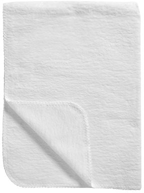 Meyco 1231000 Classic Uni kocyk dziecięcy, 75 x 100 cm, biały  75x100cm biały 1231000