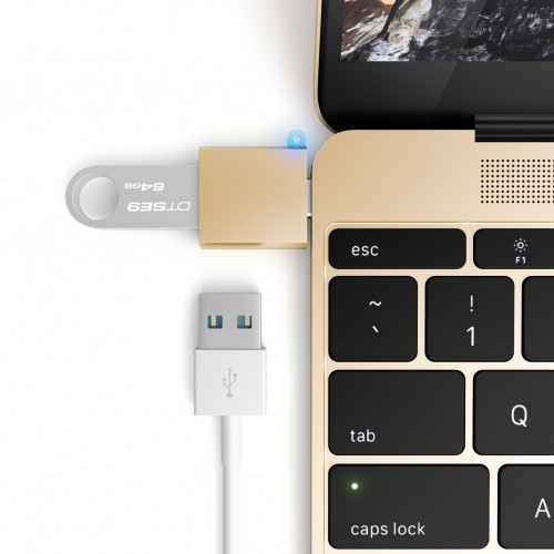 Satechi SATECHI ADAPTER USB-C USB Gold | MacBook ST-TCUAG
