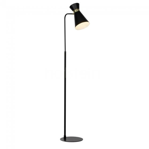 Brilliant Oświetlenie Goldy Lampa Stojąca Czarny, Złoty, 1-punktowy 64458/86