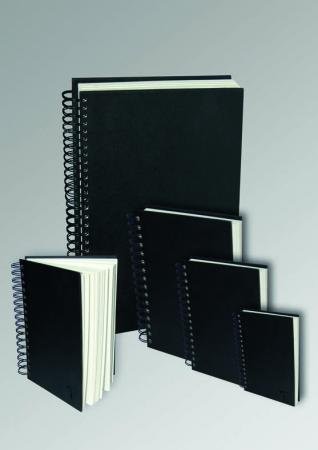 Clairefontaine 34258 °C szkicownik o podwójnej spirali wysokość goldine, DIN A6, 10.5 x 14.8 cm, 140 G, biały 34258C