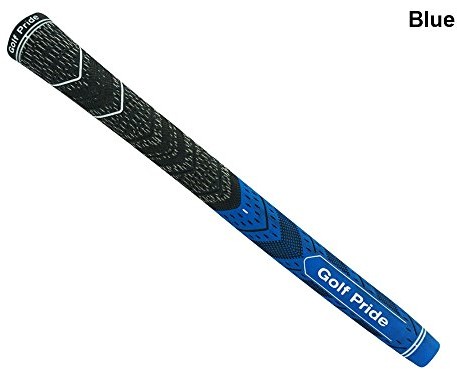 Golf Pride uchwyt szczotkowana bawełna kordonek wielopaliwowego PLUS4 średni rozmiar do zapalniczki samochodowej za pomocą uchwytu ciśnienie, niebieski Blue