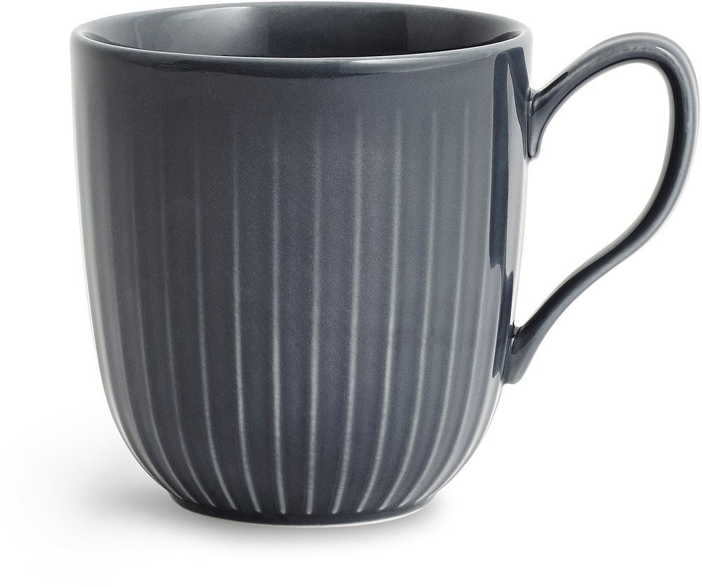 Kähler Kähler HAMMERSHJ Kubek z Uchem 330 ml Antracytowy 692252