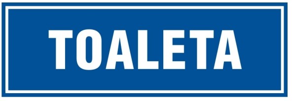 Znak Toaleta