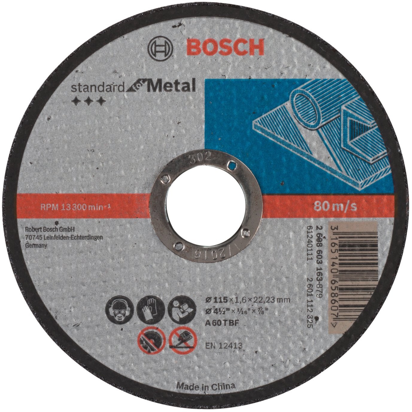 Bosch blue Tarcza do cięcia metalu 115 mm