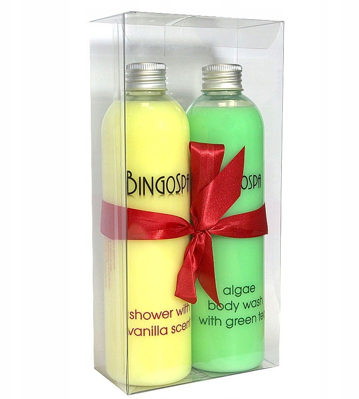 Duet pod prysznic, wanilia i zielona herbata Bingo