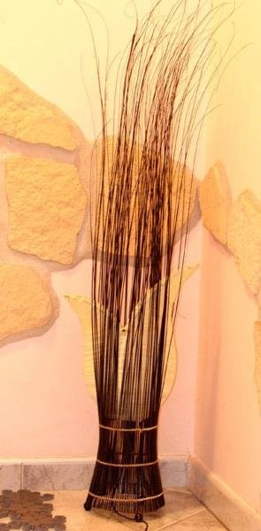 Lampa Mandiri, brązowo-kremowa 90x40x20 cm