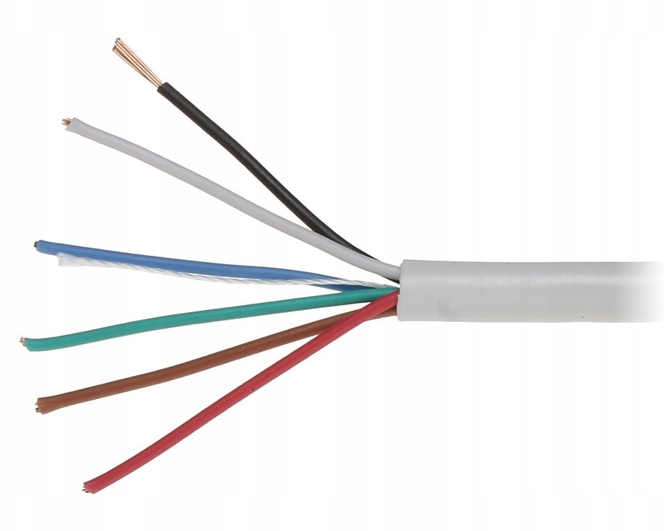 Kabel alarmowy, domofonowy SCYY-6X0.5 100m