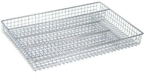 Zeller 24841 skrzynka na sztućce 36 x 26 x 4.5 cm, chrom 24841