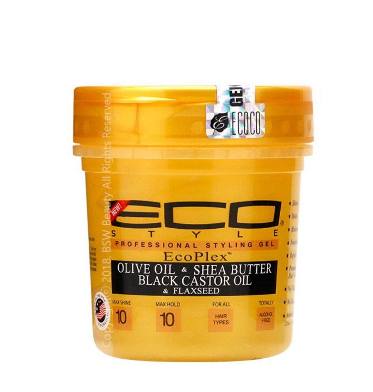 Eco Style Gold Żel Do Stylizacji Z Olejem Rycynowy