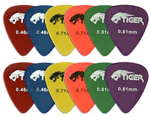 Tiger gac64  12 12 gitara plektren z matowej powierzchni GAC64-12