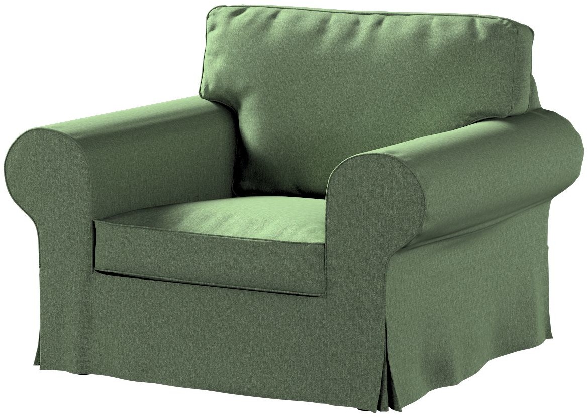 Dekoria Pokrowiec na fotel Ektorp zielony melanż 103 x 82 x 73 cm Amsterdam 612-704-44