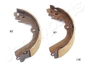JAPANPARTS Zestaw szczęk hamulcowych GF-116AF