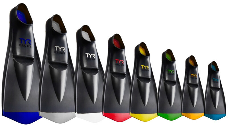 TYR Flex Fins, czarny EU 45-46 2022 Akcesoria pływackie i treningowe LFN2-1-XXL