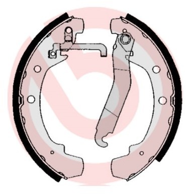 BREMBO Zestaw szczęk hamulcowych S 85 510