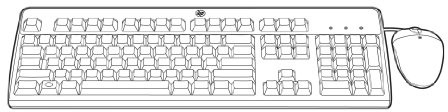HP Hewlett Packard Enterprise 631362-B21 klawiatura  klawiatur (USB, QWERTY, włoski, PC/Server, czarna, 458,8 X 163,2 X 24,8 MM) 631362-B21