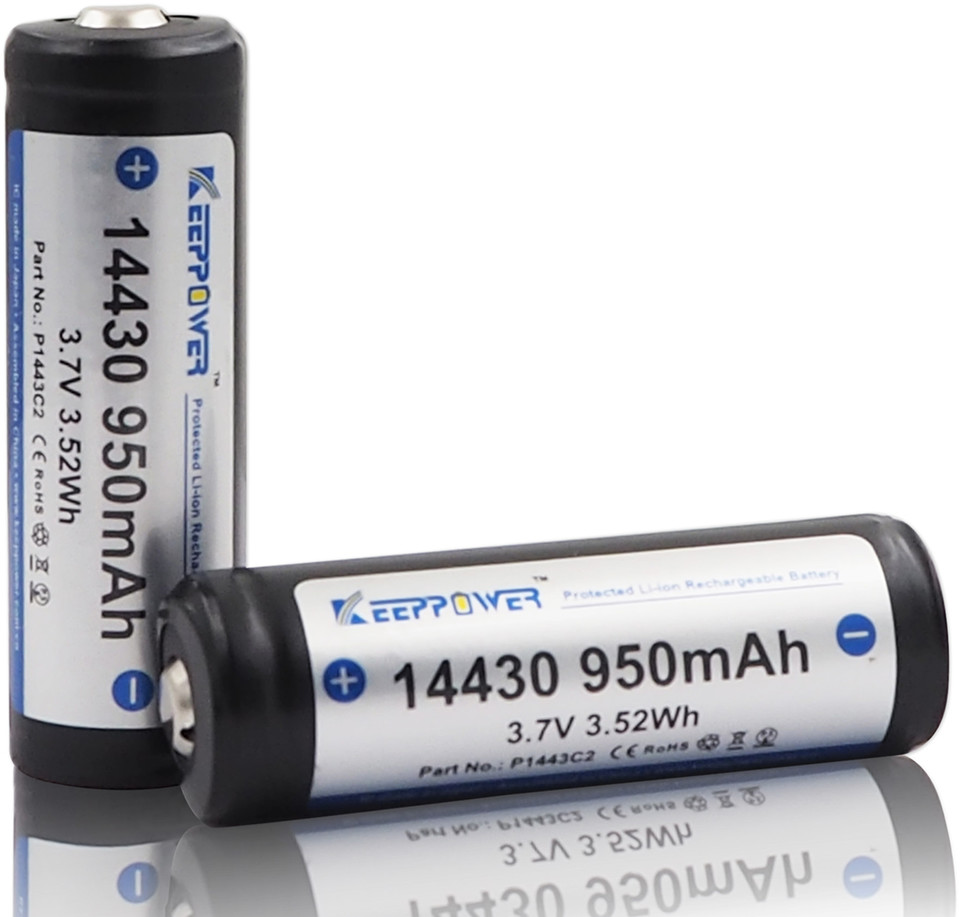 KP ICR14430-95PCM 950mAh  AA Li-ION