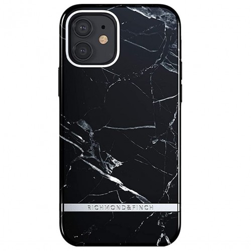 Richmond & Finch Etui iPhone 12 / 12 Pro, marmurowe czarne 7350111352271