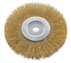Modeco Szczotka tarczowa do szlifierki kątowej mosiądzowana o średnicy 150mm marki Expert MN-69-144 4938