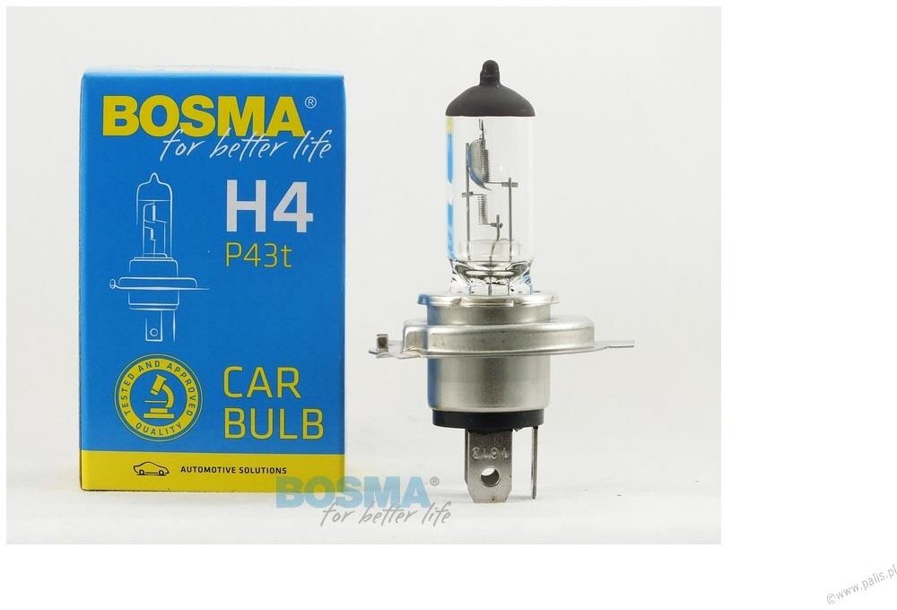 BOSMA 1369 ŻARÓWKA 12V 100/90W H4 P43t RALLY 1369