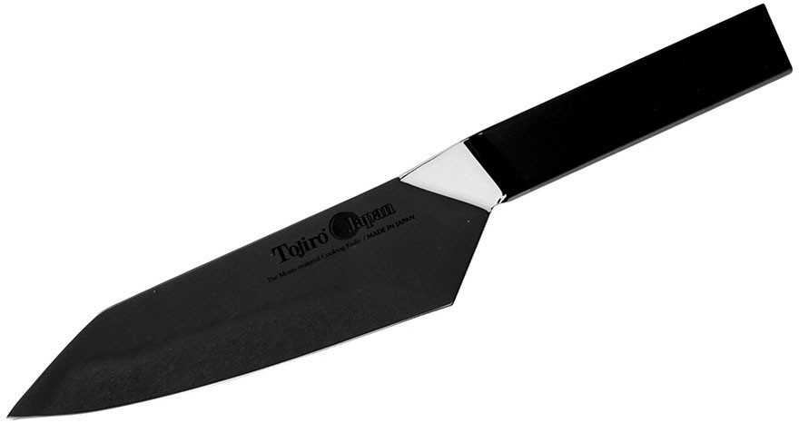 Tojiro Origami Black Polerowany Nóż Santoku 16,5 HK-F-1771M