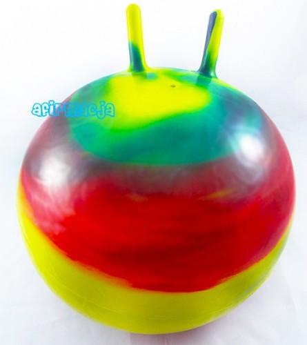 ARPAX PIŁKA DO SKAKANIA Z ROGAMI ŚREDNICA 45 CM- MOCNA PIŁKA DO SKAKANIA 45 CM